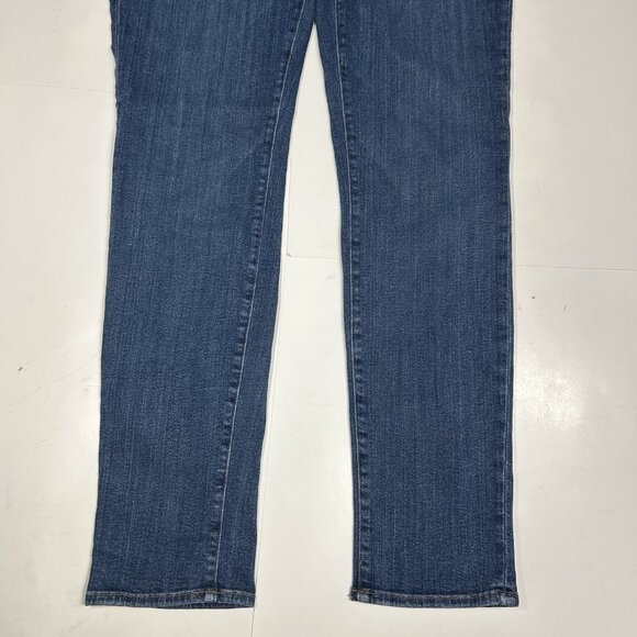 J Brand Women Skinny Leg Fray Denim Jeans Blue Medium Wash Mid Rise Stretch  32 - Picture 6 of 9